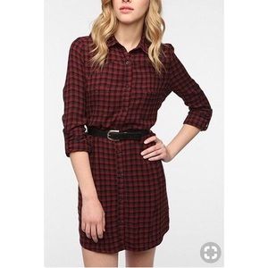Ecote Plaid Vagabond Shirtdress